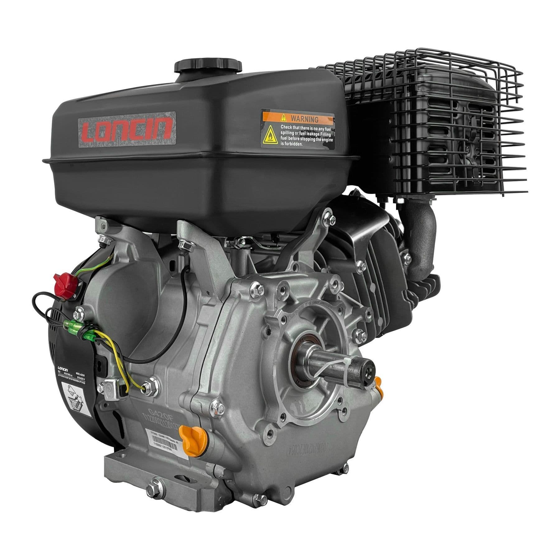 Двигун бензиновий LONCIN G420F 16 к.с.