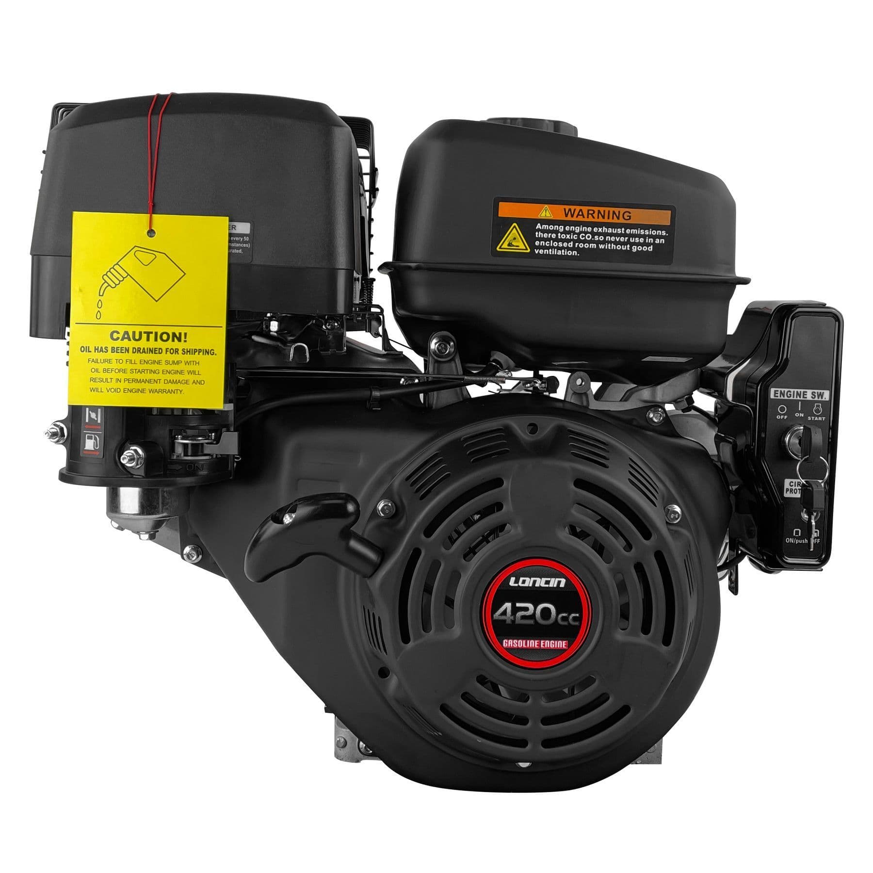 Двигун бензиновий LONCIN G420FD 16 к.с.
