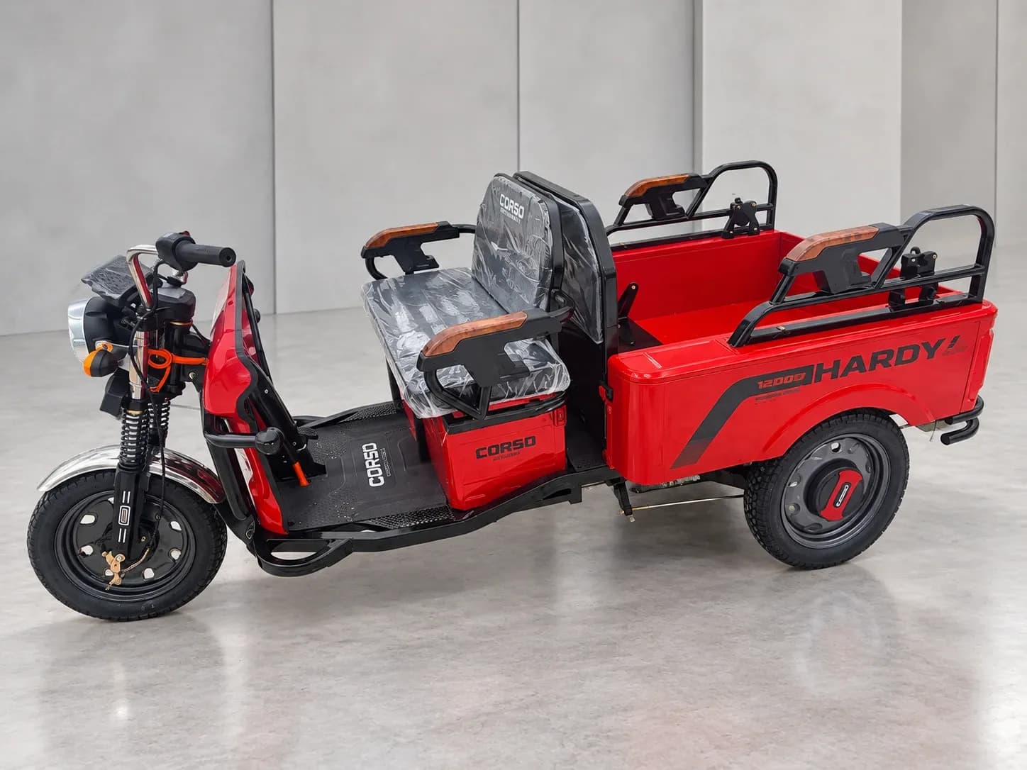 Вантажний електротрицикл Corso Hardy 1200W (Корсо Харді)